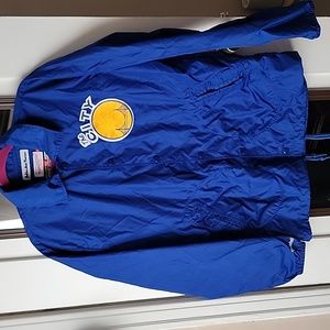 NBA Blue Jacket with Yellow Logo